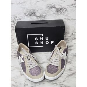 ShuShop Paz Lilac Glitter Retro Sneaker